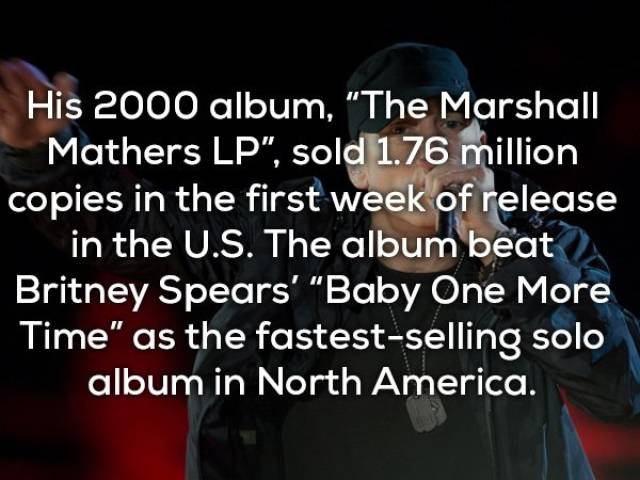 Surprising Facts About Eminem Just Came Rapping