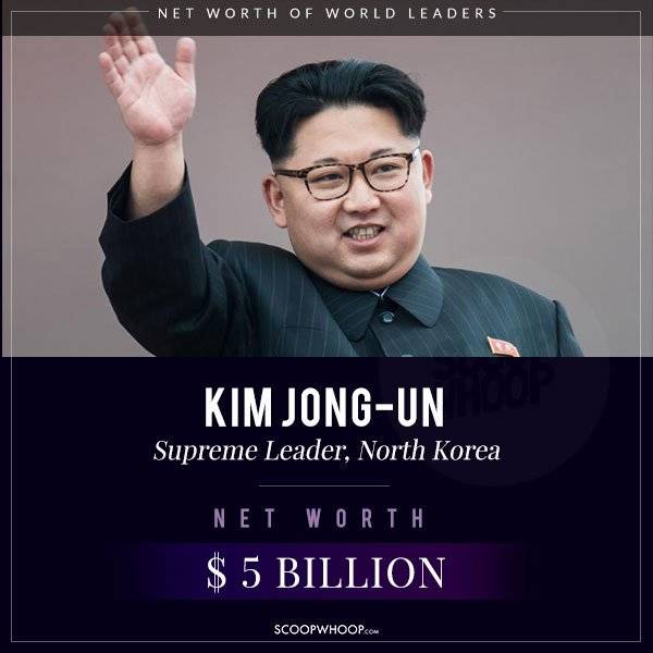 Approximate Wealth Of The World Most Powerful Leaders