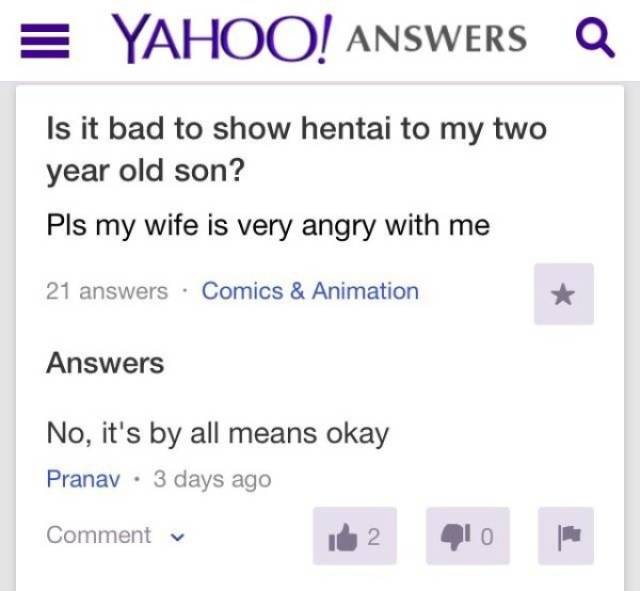 Wittiest Yahoo Answers For Those Silly Questions