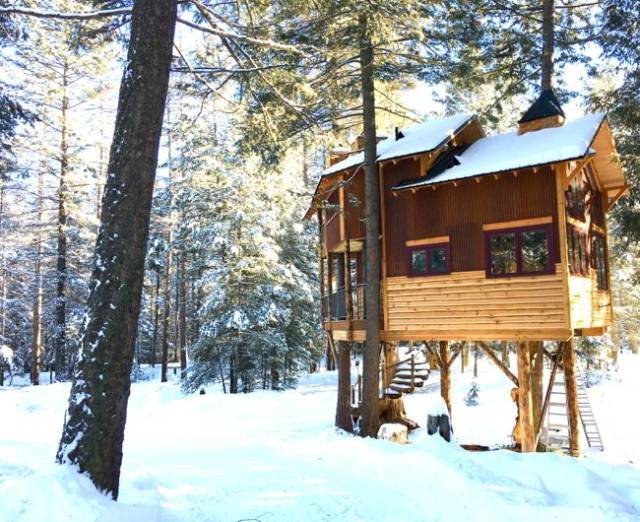 A Luxurious Treehouse For You To Leave The Civilisation Behind