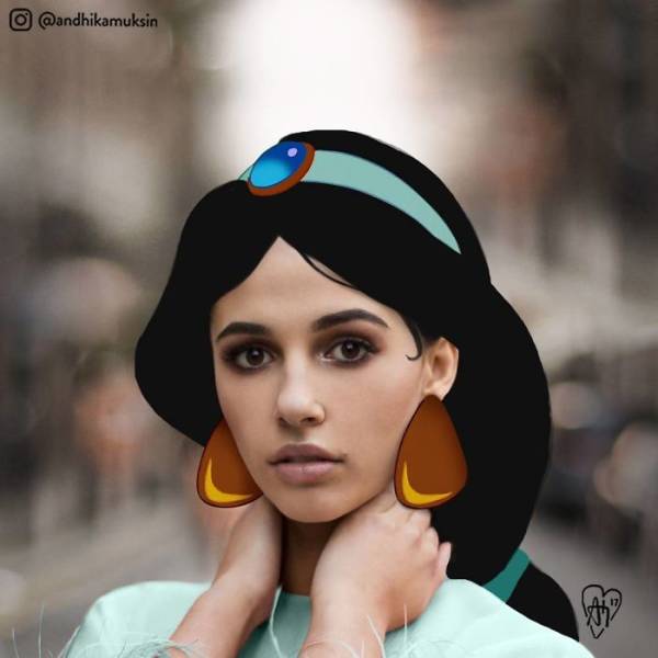 Artist Flawlessly Photoshops Disney Characters Into Celebrity Photos