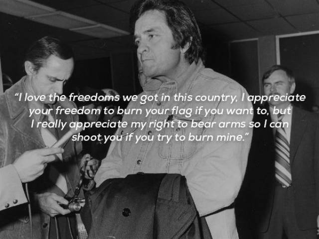 Johnny Cash Was Never Lost For Words