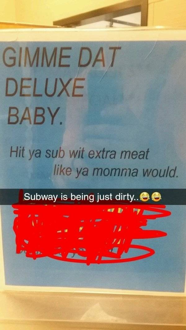 Subway Is Full Of Just About Anything