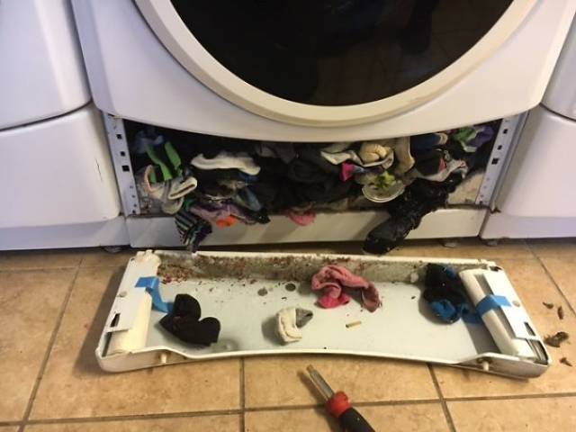 Washing Machines That Eat Socks Is Only A Part Of Horrible Truth…