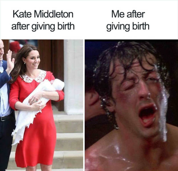 Women Show How Different They Looked Post-Birth In Comparison To Kate Middleton