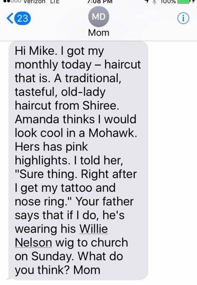 Mike Rowe’s Mom Sends The Most Adorable Texts To Her Son