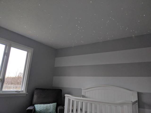 When Their Daughter Is Born, She’s Going To Have A Fantastic Ceiling In Her Room!