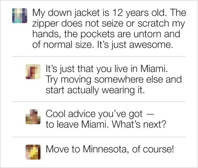 Never Ever Ask Internet For Any Advice!