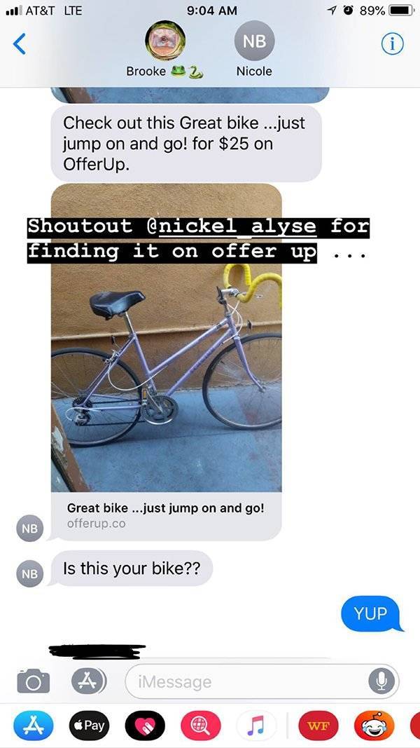 Internet Helped Him Find His Girlfriend’s Stolen Bike