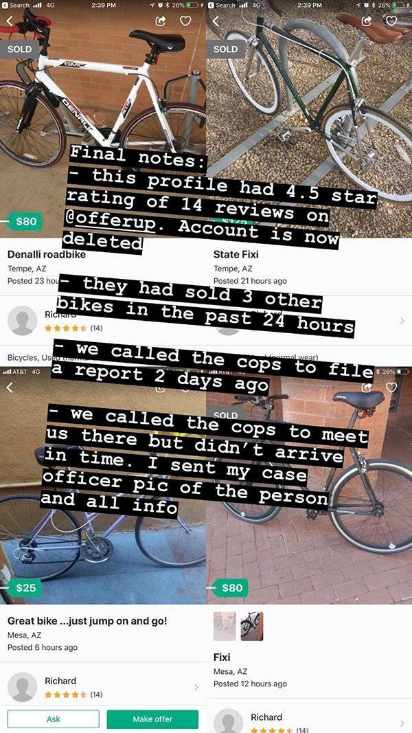 Internet Helped Him Find His Girlfriend’s Stolen Bike