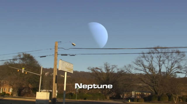If We Could See Other Planets In The Sky