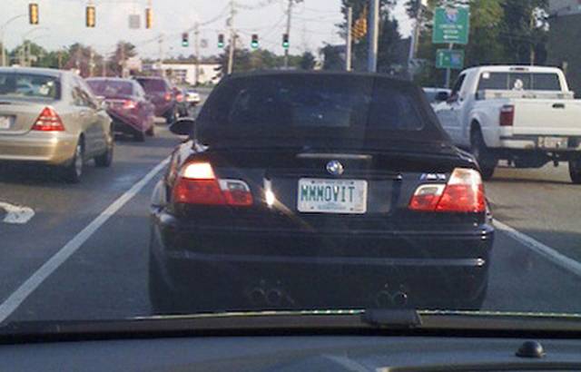 Vanity Plates With A Bit Of Comedy Added