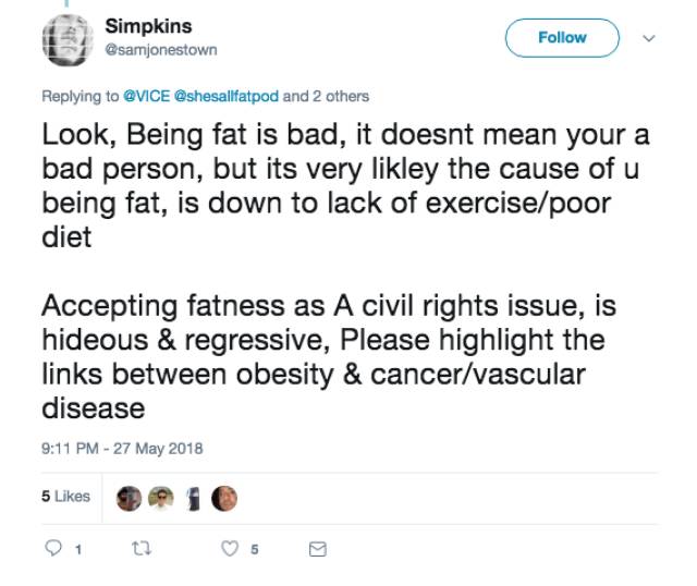 “Fat-Positive” Movement Started By VICE Wasn’t So Well-Received By The Internet…