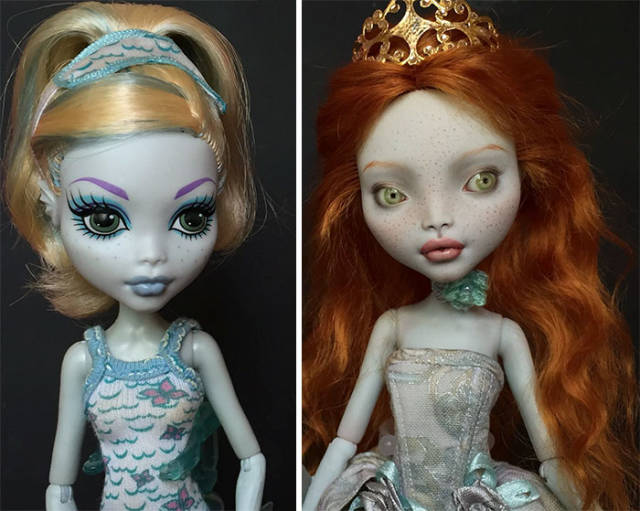 Ukrainian Artist Transforms Popular Dolls Into Real Beauties