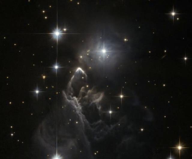Cosmic Cloud Nebula Many Lightyears Away Stock Photo 2129503103