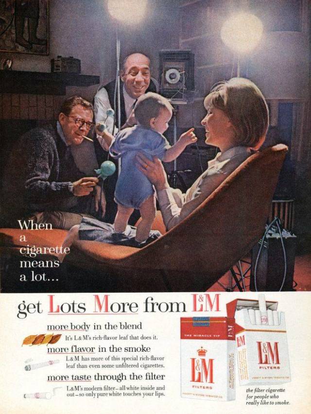 In Vintage Ads Of Cigarettes Kids Were Used Everywhere