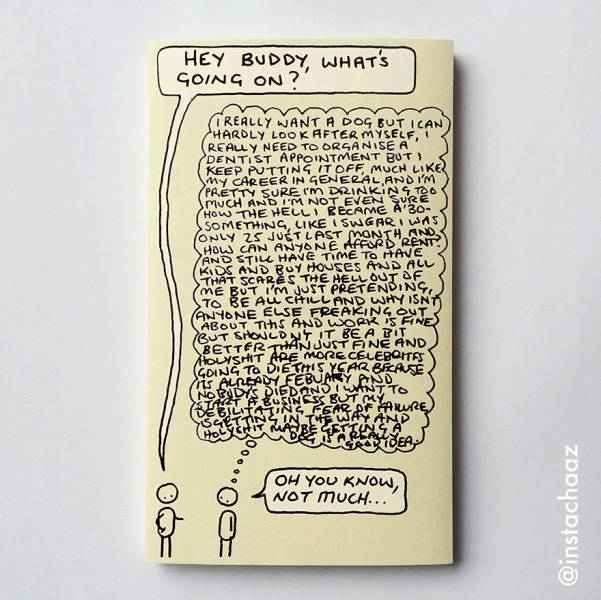 Sticky Notes Created By This Artist Are Too True