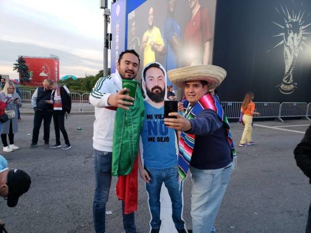 When Your Wife Doesn’t Let You Go To The World Cup, You Go There As A Cardboard