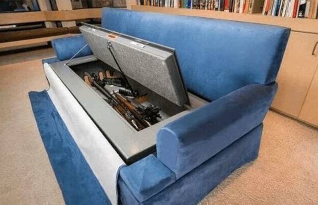 Furniture With Some Fire Power Hidden Inside