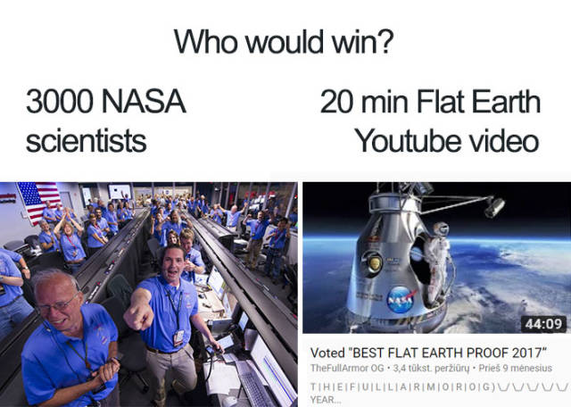 People Fight Flat Earthers On The Internet