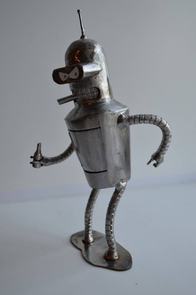 Handmade Bender From “Futurama”