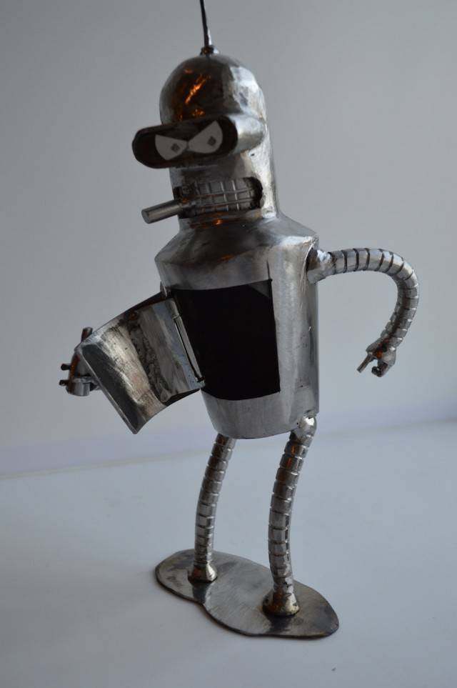 Handmade Bender From “Futurama”
