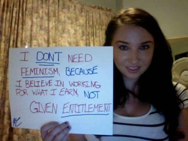 Not All Women Choose Feminism