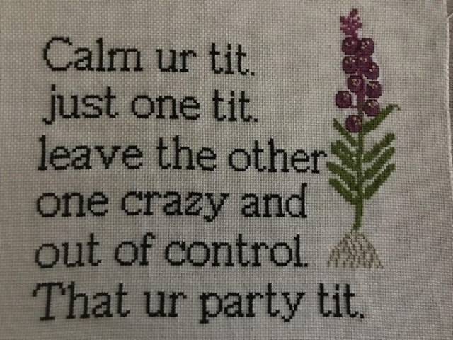 Who Knew That Cross Stitching Could Be So Badass?!