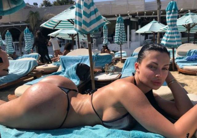 Adult Star Aletta Ocean On The Beach Looking Kind Of Strange