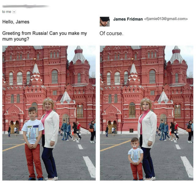 James Fridman, The Unrelenting Photoshop Troll