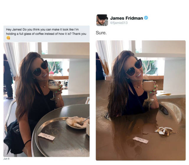 James Fridman, The Unrelenting Photoshop Troll