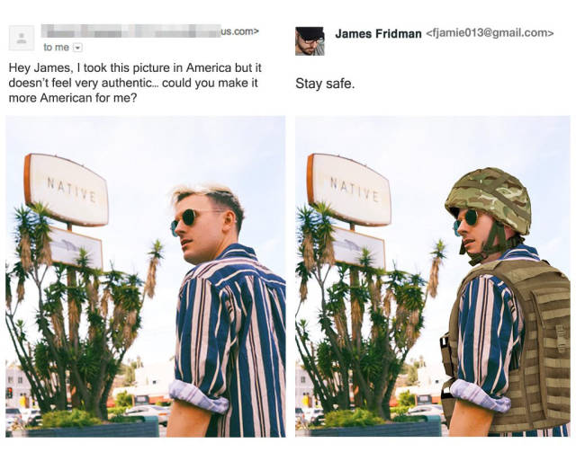 James Fridman, The Unrelenting Photoshop Troll