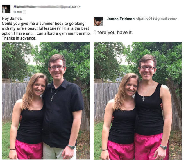 James Fridman, The Unrelenting Photoshop Troll