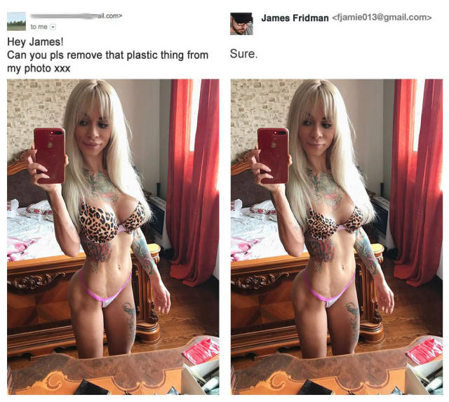 James Fridman, The Unrelenting Photoshop Troll