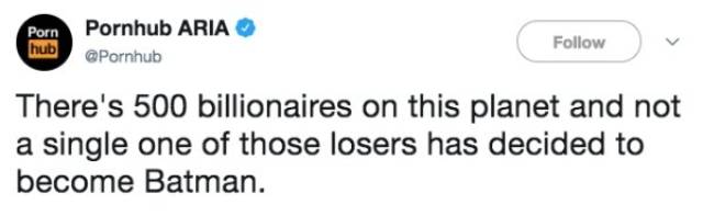Pornhub Knows A Thing Or Two About Kinky Tweets