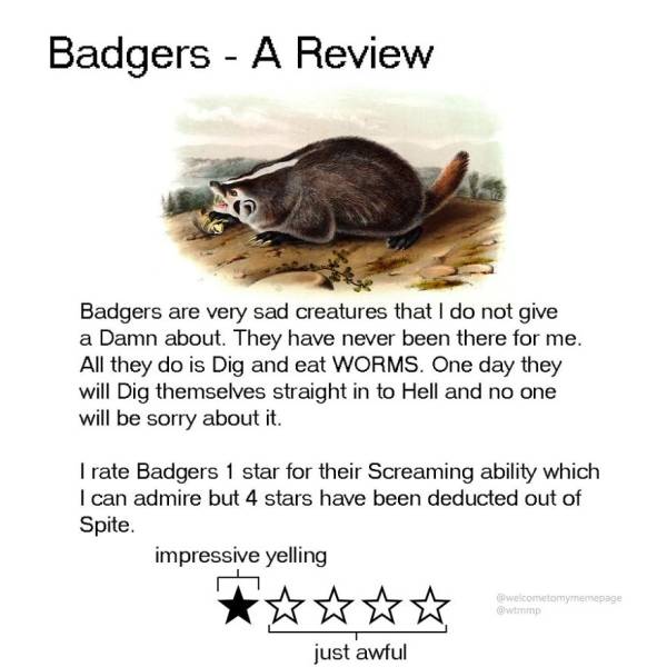 Every Animal Gets Their Own Review, And It