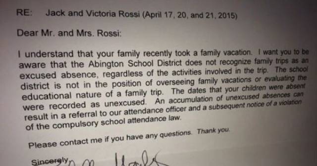 School Principal Learned Something Herself After This Dad Responded To Her Warning
