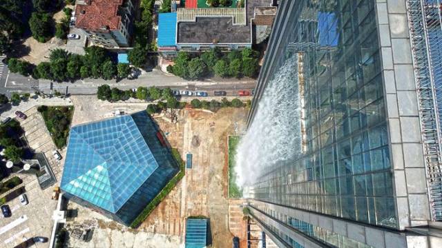 Have You Ever Seen A Waterfall On… A Skyscraper?