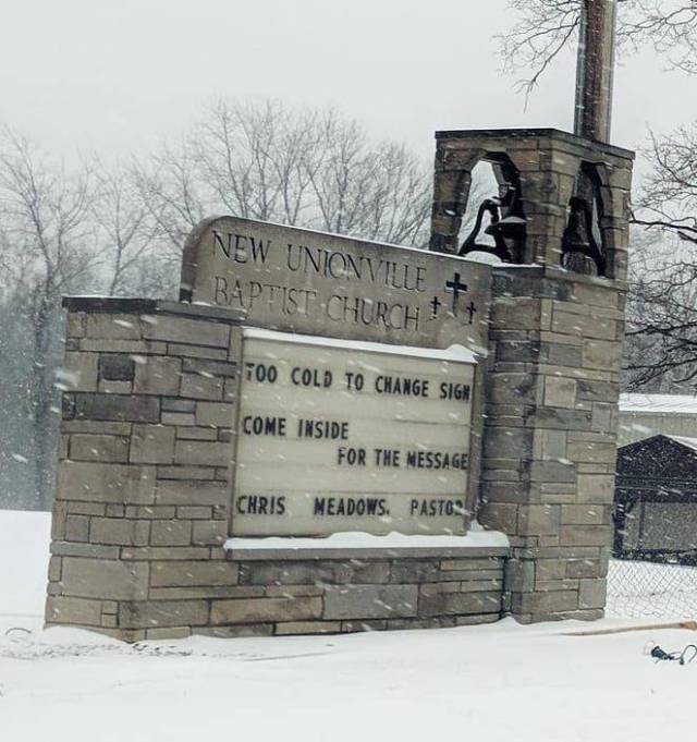 Heavenly Funny Church Signs