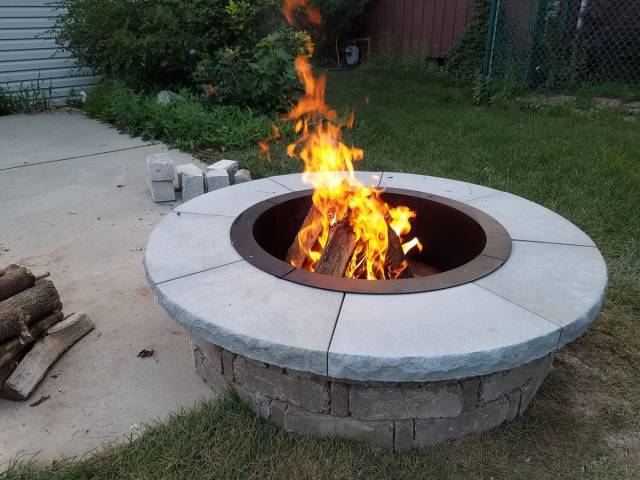 DIY Fire Pit Can Be Created In Your Own Backyard