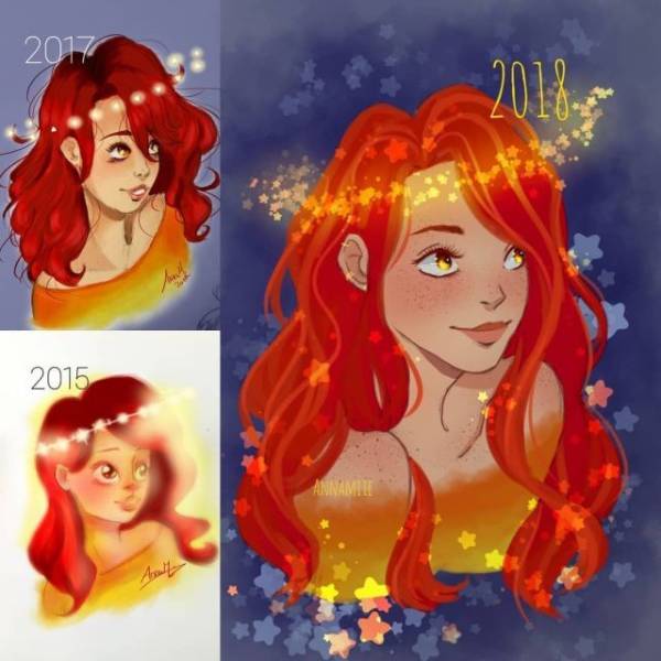 How Artists Improve Over The Years