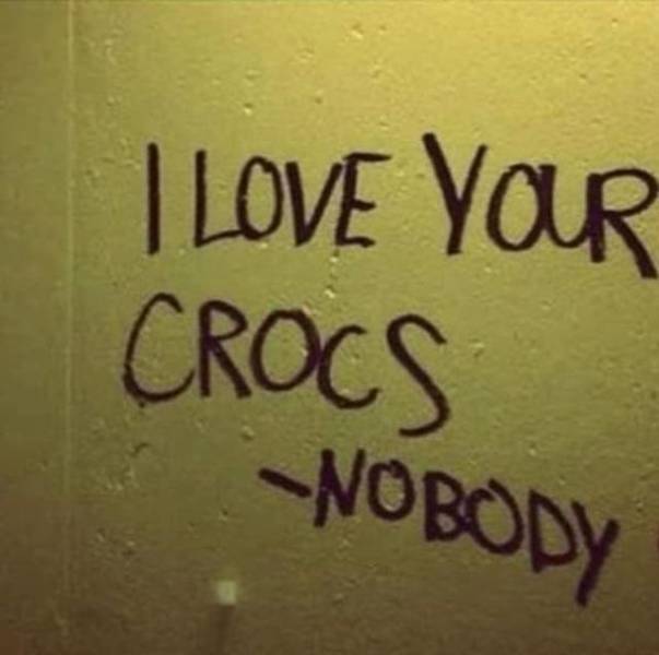 Oh, The Infinite Wisdom Of Public Bathroom Graffiti…