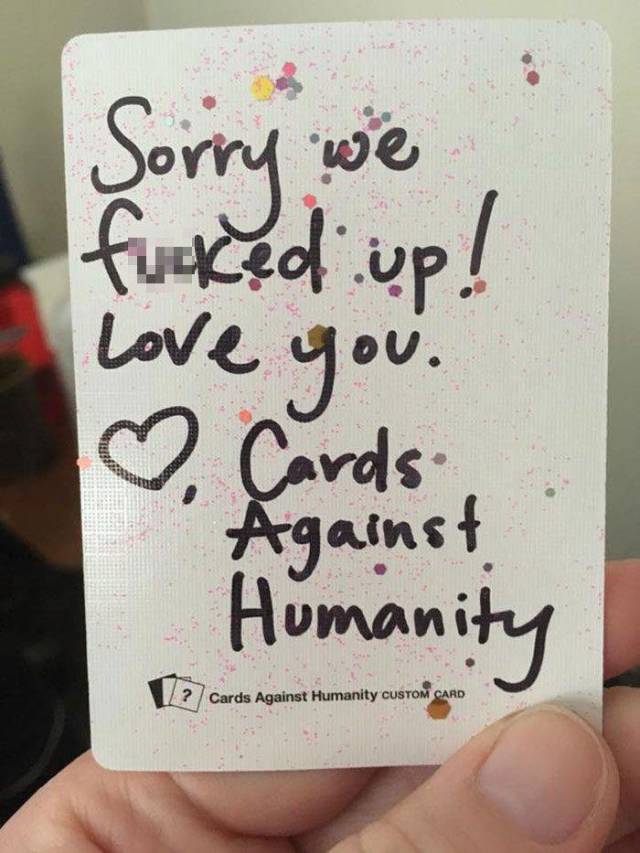 If You Ask “Cards Against Humanity” For Something, You Get A Ton Of It