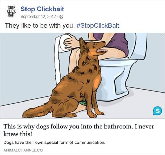 #StopClickbait Could Save You Tons Of Pointless Clicks!