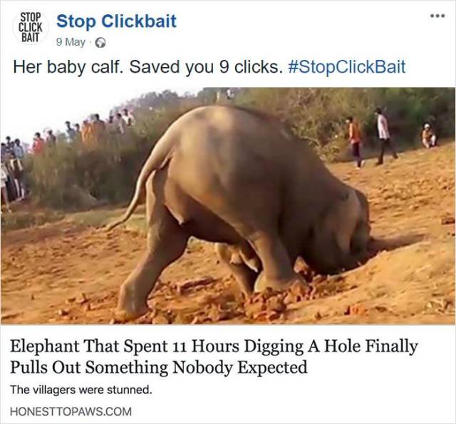 #StopClickbait Could Save You Tons Of Pointless Clicks!