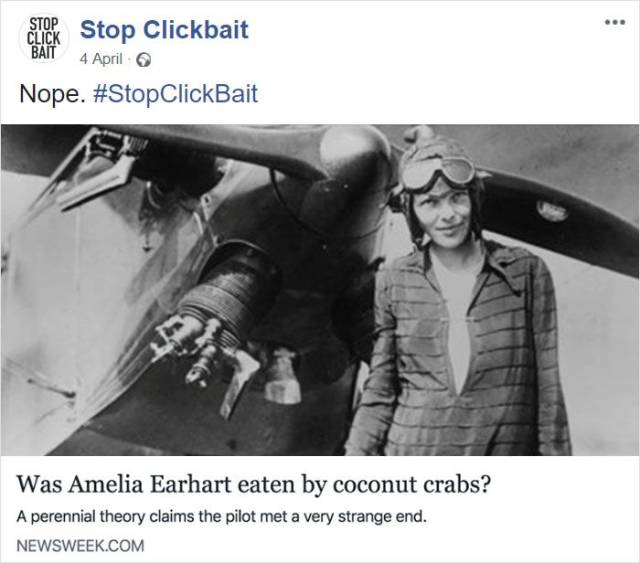 #StopClickbait Could Save You Tons Of Pointless Clicks!