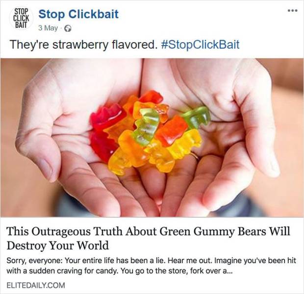 #StopClickbait Could Save You Tons Of Pointless Clicks!