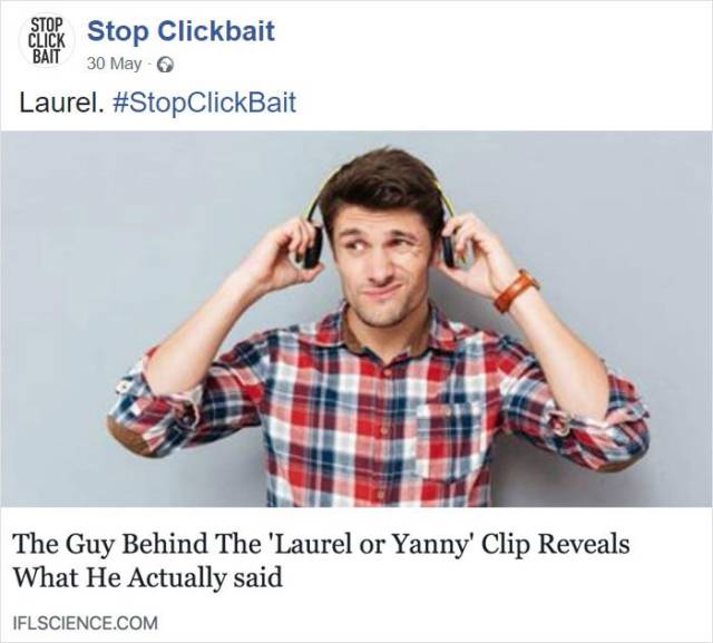 #StopClickbait Could Save You Tons Of Pointless Clicks!