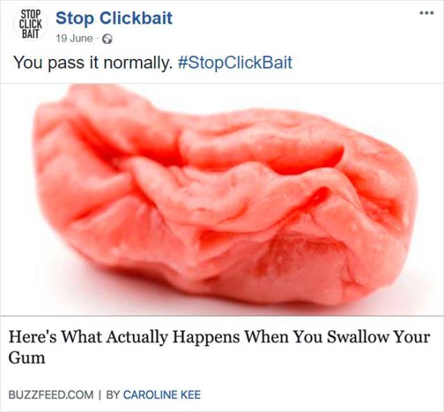 #StopClickbait Could Save You Tons Of Pointless Clicks!