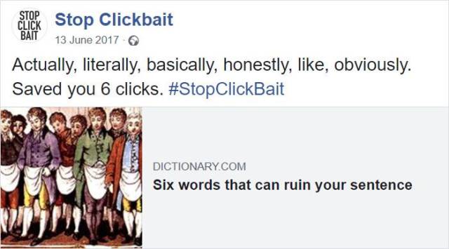 #StopClickbait Could Save You Tons Of Pointless Clicks!